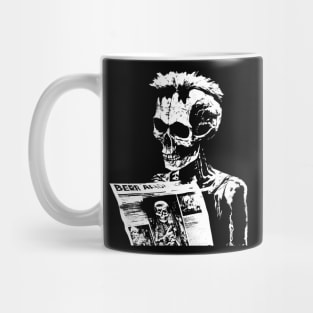 Skull news Mug